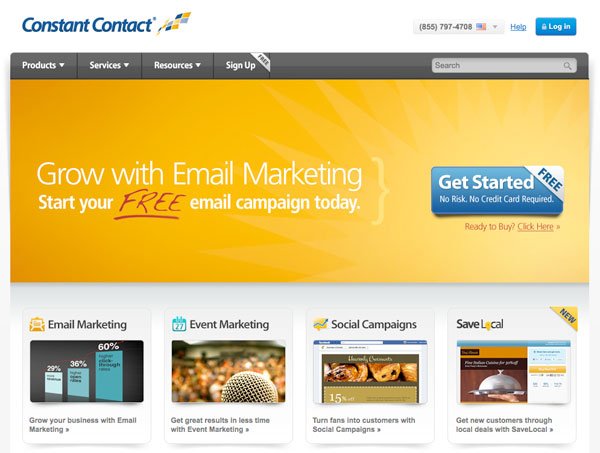 constant contact Email Marketing services provider