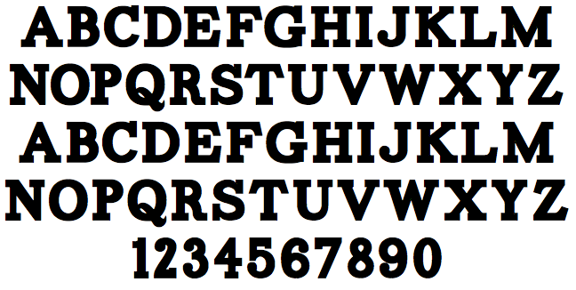 Carton Slab Serif Fonts