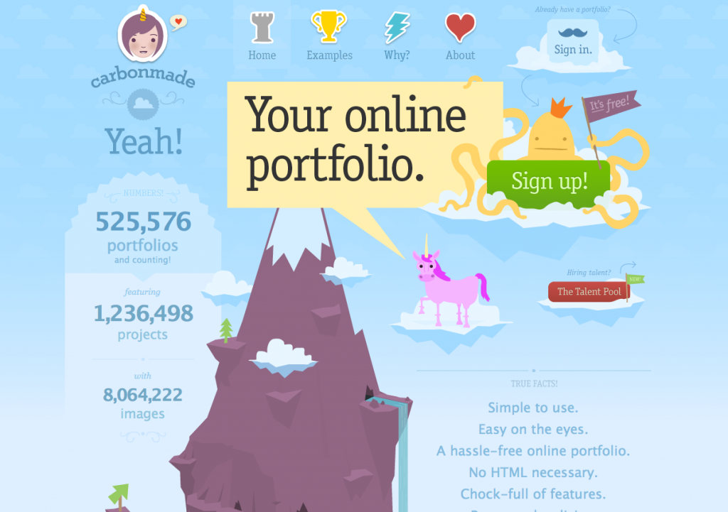 Carbonmade - Top Portfolio Websites For Designers