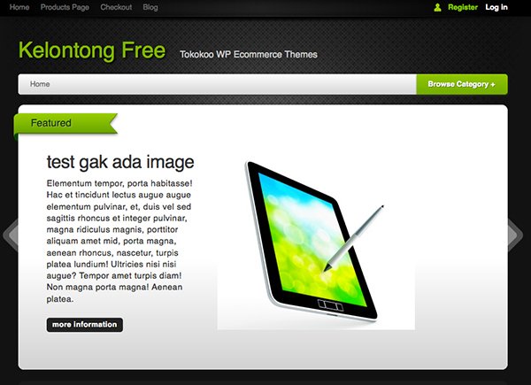 kelontong-Best Free WordPress eCommerce Themes