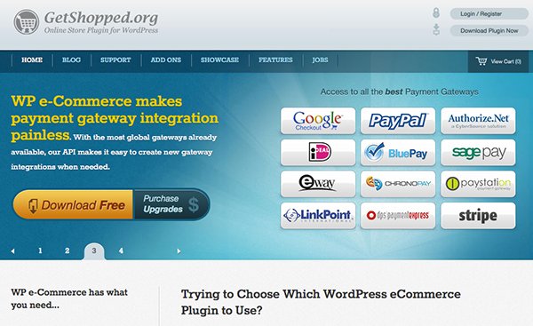 wp-ecommerce-Best Free WordPress eCommerce Themes