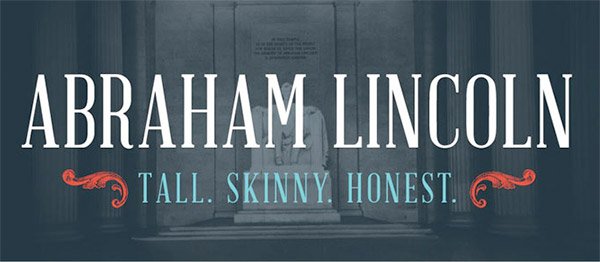 abraham the best fonts of 2012