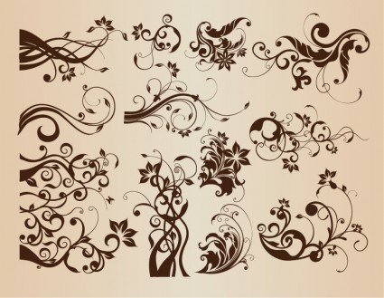 Floral Elements Png Floral Elements Vintage Design